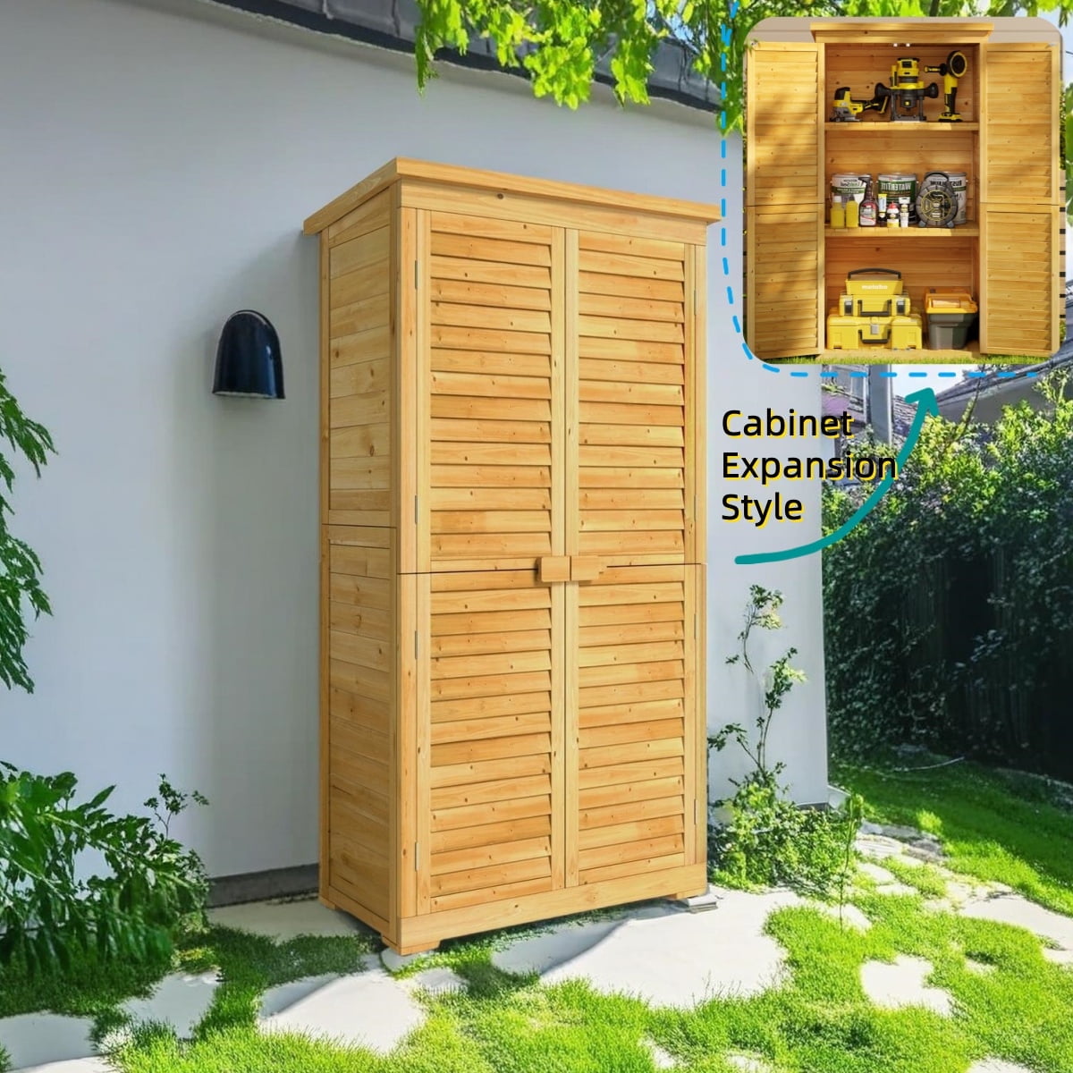 ■木村です155kg+2.5×2+1.25×4 165kgセット 4 63-2-Outdoor-Storage-Cabinet-