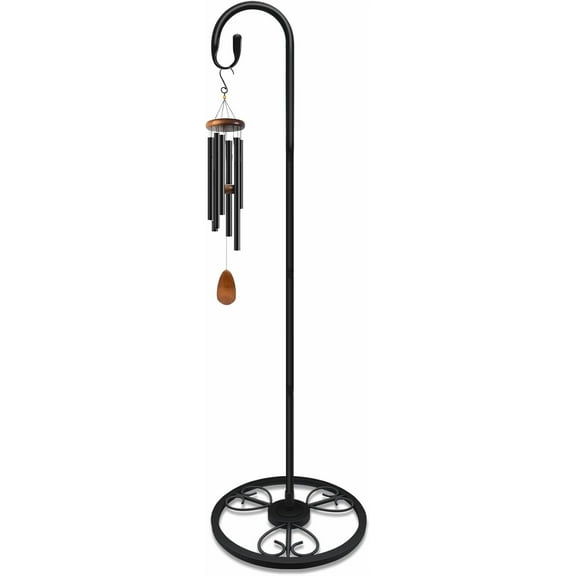 63" Adjustable Shepherds Hooks Stand for Wind Chimes, Hummingbird Feeders, Lanterns, Hanging Plant Stand Indoor Outdoor Patio Garden