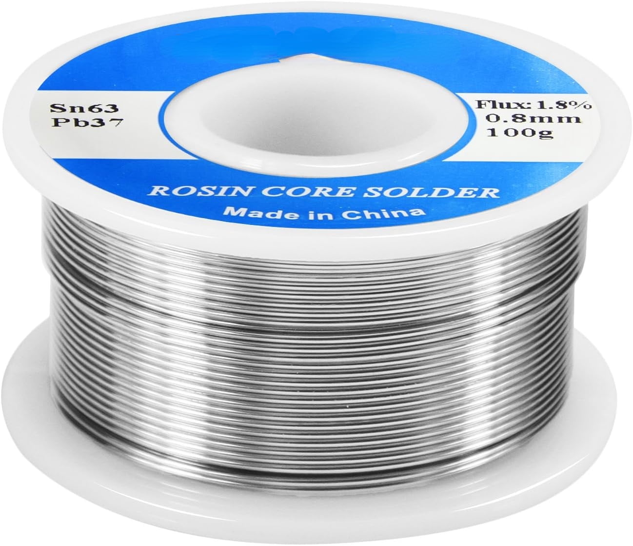 100g 63/37 Tin Lead Rosin Core Solder Wire - 0.6mm For Electronics DIY