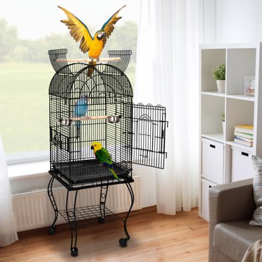 Conure Lovebird Carrier Portable Bird Travel Carrier - Small Bird Cage With Perch For Parrots, Conures & Lovebirds Portable Parrot Carrier