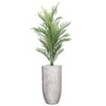 thumbnail image 1 of 63.5" Tall Fluorescent (glow in dark) Palm Chevron planter, 1 of 1