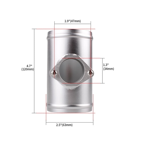 63/70/76mm Air Flow Sensor Mount Air Flow Meter, Base Intake Meter Adapter MAF009 ,Simple To Operate