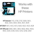 thumbnail image 1 of 63 Black Ink Cartridge for  Printers - Works with DeskJet, , OfficeJet Series, 1 of 9