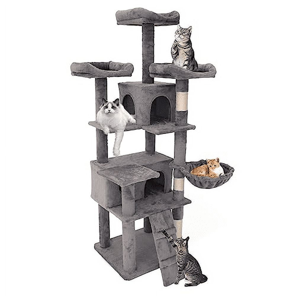 Image showcasing 63 in Cat Tree Tower, Cat Tree for Indoor Cats,Multi-Level Cat Tower ...