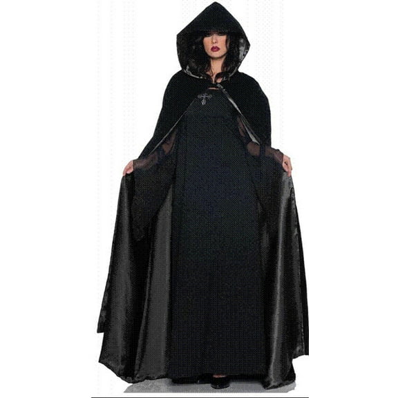 63" Deluxe Velvet Satin Cape