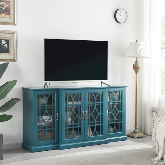 63" Durable MDF - Smooth Surface & Dustproof Glass - Kitchen - Hygienic & Stylish