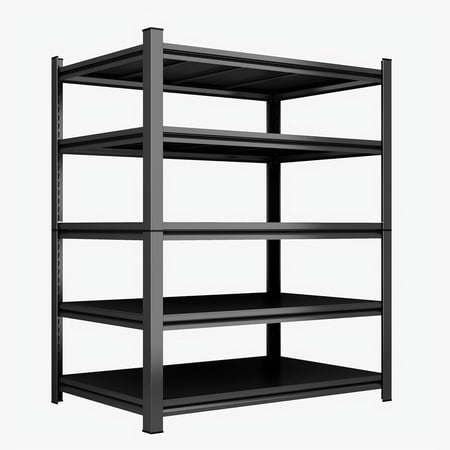63" H Storage Shelves Standing Shelf Units Metal Shelf Organizer Unit Metal Shelves Adjustable Pantry Shelf for Closet Pantry Basement Kitchen Warehouse 63" H X 40" W X 20" D