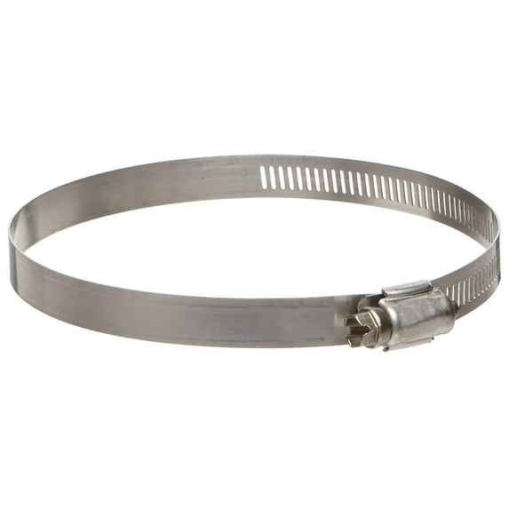 63 High-Nickel SS Hose Clamp, 44, Fits 2-1/4-2-1/2" Hose ID, 57 mm - 82 mm-10EA