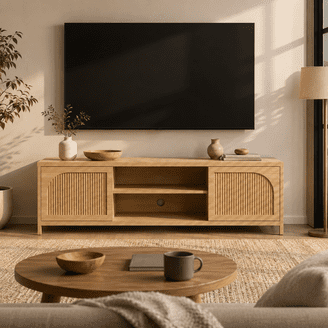 バンブーファニチャーテレビステーション【cabinet】 Bamboo TV Stands & Entertainment Centers in Living Room Furniture