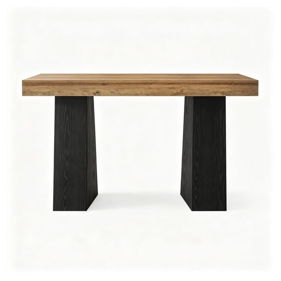 63 Inch Bar Table Counter Height - Kitchen Pub Table with Thickened MDF Top for Dining & Entertaining