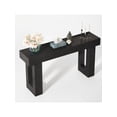 thumbnail image 1 of 63-Inch Long Console Table, Wooden Rectangular Sofa Table Behind The Couch, 1 of 7
