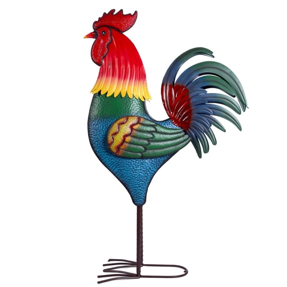 63 Inch Traditional Rooster Garden Statue