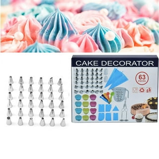 Uarter Set of 108 Cake Decorating Supplies, Including 48 Piping