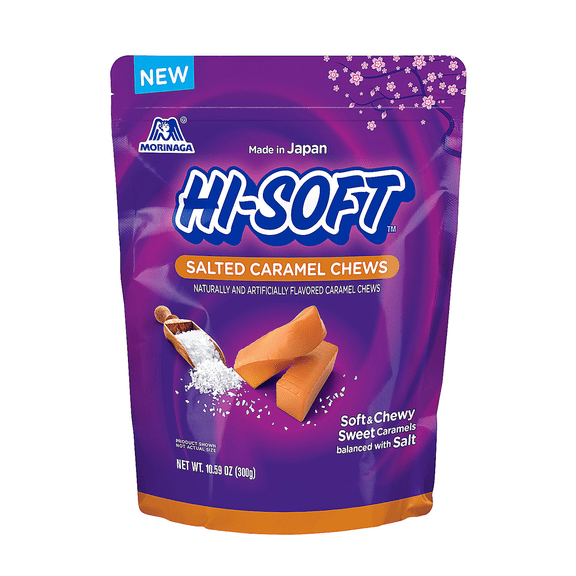 63 Pieces Hi-Soft Salted Caramel Chewy Candy - 10.59 oz Bag