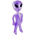 thumbnail image 1 of 63" Purple Inflatable Girl Alien Martian Prop Toy Decoration, 1 of 2