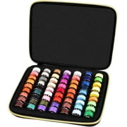 63 Slot Bobbins Organizer Case, Sewing Thread Spools Organizer for Brother for Singer Sewing Machine-Box Only