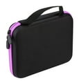 thumbnail image 1 of 63 Slots Portable Aromatherapy Essential Oil Storage Bag Case Box Organizer Holder Traveling Carrying Case Bag Purple, 1 of 9