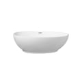 thumbnail image 1 of 63" Streamline N-380-63FSWH-FM Soaking Freestanding Tub and Tray With Internal Drain, 1 of 3