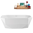 thumbnail image 1 of 63'' Streamline N630BNK Freestanding Tub and Tray With Internal Drain, 1 of 7