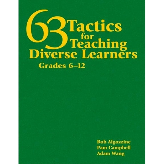 63 Tactics for Teaching Diverse Learners, Grades 6-12 (Hardcover)