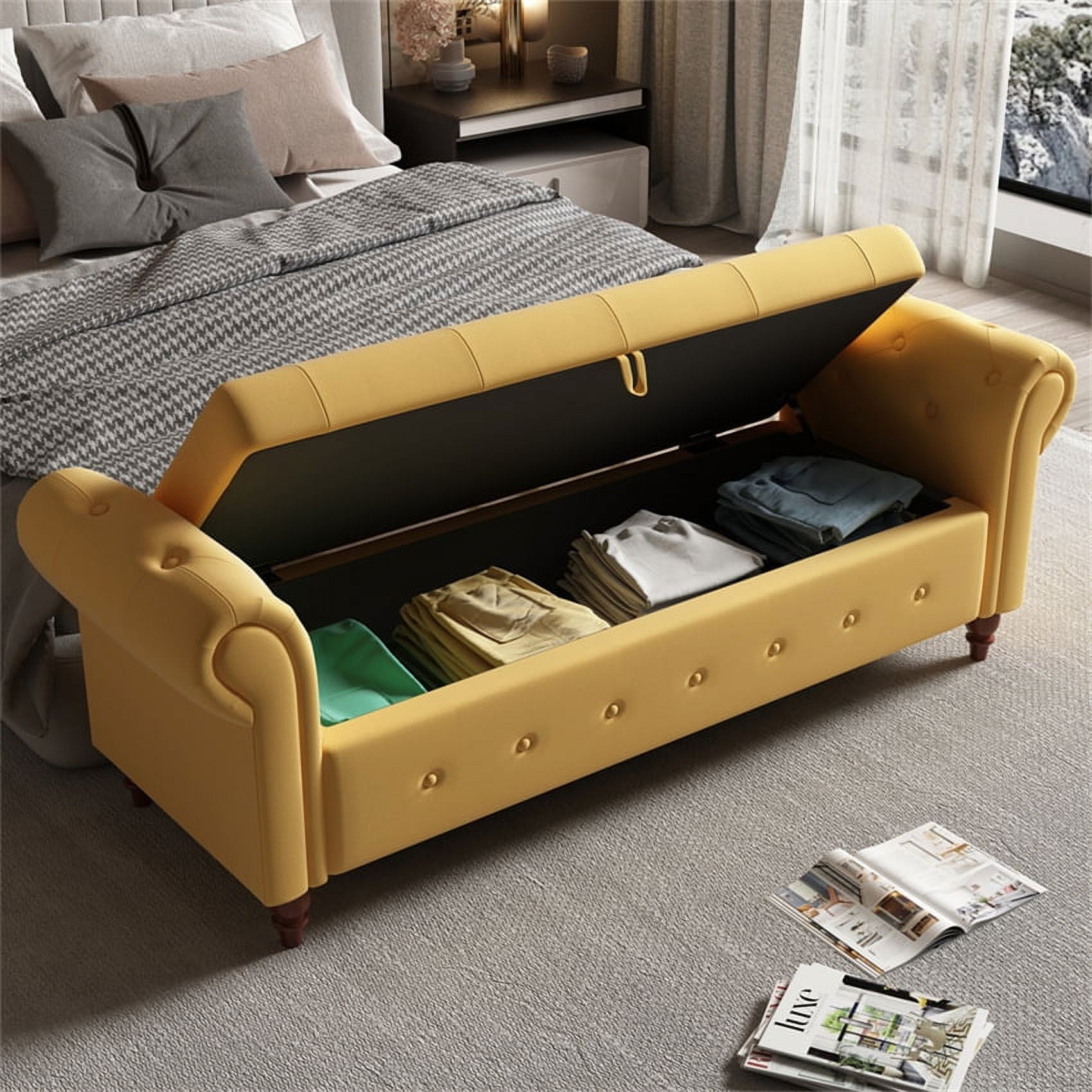 Bench storage online bedroom