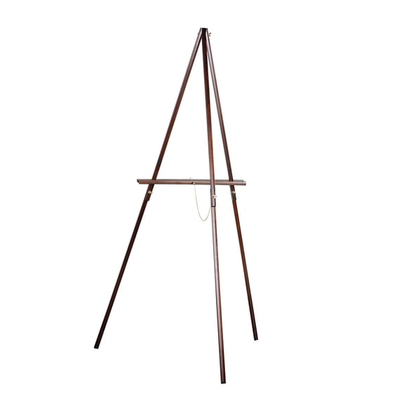 63" Vintage Brown Display Floor Easel by Artist's Loft