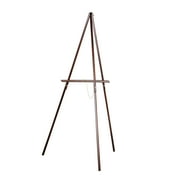 63 Vintage Brown Display Floor Easel by Artists Loft