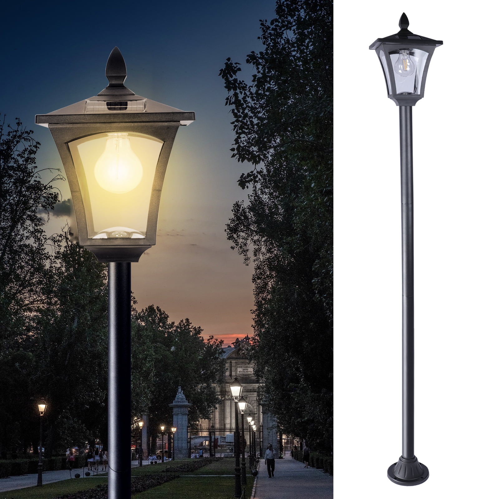 Best outdoor solar lamp post deals