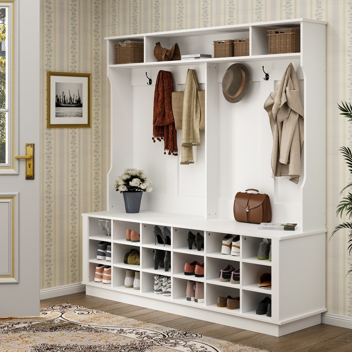 Entryway storage cubbies hotsell