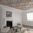 thumbnail image 1 of 63"W x 94 1/2"H x 3/8"T King Size Villarreal Decorative Fretwork Wood Ceiling Panels, Cherry, 1 of 10