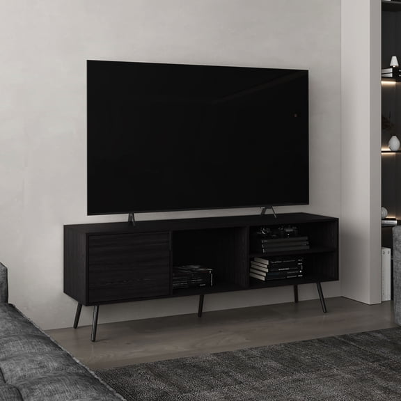 63" Wide TV Stand / Discreet Storage for Entertainment Essentials
