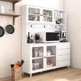thumbnail image 1 of 63" Wide, White - Multi - layer Design for Messy Objects - Various Indoor Spaces - Organize Items Efficiently, 1 of 6