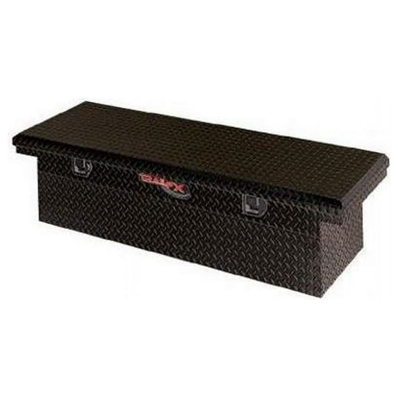 63 ft. Low Profile Single Crossover Tool Box, Black