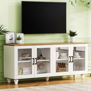63-inch Cabinet - Display with Glass Doors - Different Usage Scenarios - Easy to Customize Space