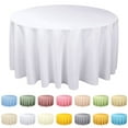 thumbnail image 1 of 63 inch Round Tablecloth - Waterproof & Wrinkle Free Heavy Duty Washable Polyester Table Cloths for Party, Banquet, Dining - Circle Army Green 2, 1 of 9