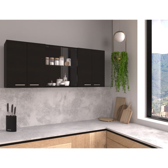 63 lb Weight, Black Main Color - Built - in Dish Rack - Restaurant Wall - Store Tableware