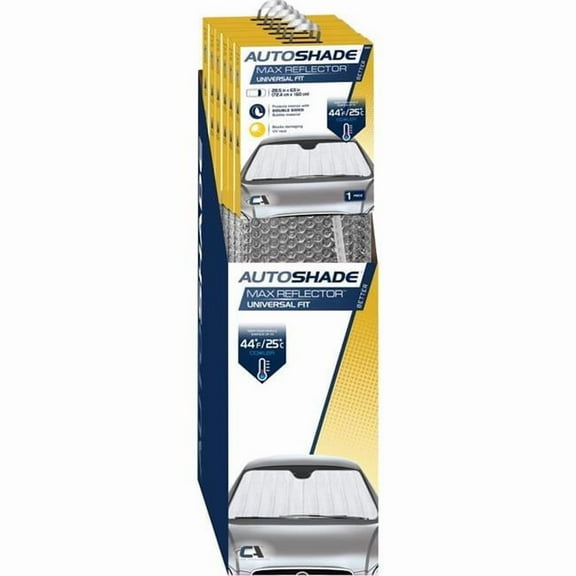 63 x 28.5 in. Foldable Sun Shade, Silver