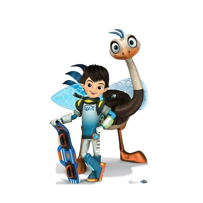 63 x 41 in. Miles & MERC Cardboard Cutout, Disney - Miles from Tomorrowland