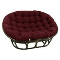 thumbnail image 1 of 63 x 45 in. Rattan Double Papasan Chair with Twill Cushion, Burguandy, 1 of 1