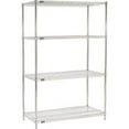 thumbnail image 1 of 63 x 48 x 12 in. Nexel ESD Starter 4 Tier Wire Shelving, 1 of 1