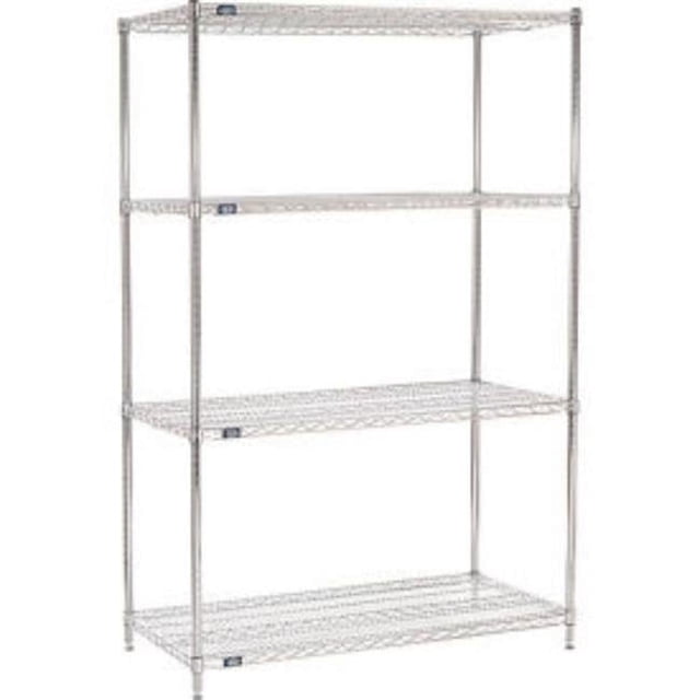 63 x 48 x 12 in. Nexel ESD Starter 4 Tier Wire Shelving - Walmart.com