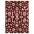 thumbnail image 1 of 63" x 86" x 0.79" Crimson Microfiber/Polyester Area Rug, 1 of 2