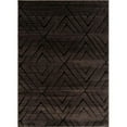 thumbnail image 1 of 63" x 90" x 0.79" Brown Polyester/Olefin Area Rug, 1 of 2