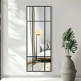 thumbnail image 1 of 63"x24" Rectangle Wall Mirror Window Mirror Full Mirror,Black, 1 of 5