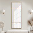 thumbnail image 1 of 63"x24" Rectangle Wall Mirror Window Mirror Full Mirror,Gold, 1 of 4