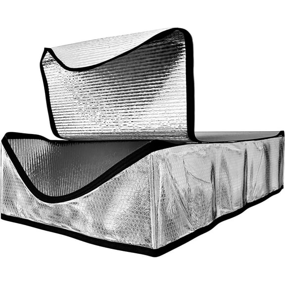 63x26x10 Extra Thick Double Bubble Attic Door Insulation Cover | Air-Tight Zippered Design for Pull-Down Stairs(LR 1 PCS)