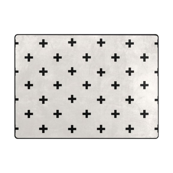 63'x48'&80'x58' Living Room Bedroom Super Soft Floor Mat Carpet With Non-Slip Bottom Simple and Minimalist Design