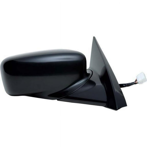 63029H - Fit System Passenger Side Mirror for 04-08 Acura TL, black, PTM, foldaway, w/ memory, blue lens, Heated Power Fits select: 2006 ACURA 3.2TL