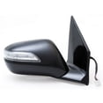 thumbnail image 1 of 63037H - Fit System Passenger Side Mirror for 07-09 Acura MDX, w/o power liftgate, black PTM, w/ turn signal & memory, blue lens, foldaway, Heated Power, 1 of 1