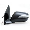thumbnail image 1 of 63038H - Fit System Driver Side Mirror for 07-09 Acura MDX, w/o power liftgate, black PTM, w/ turn signal & memory, blue lens, foldaway, Heated Power, 1 of 1
